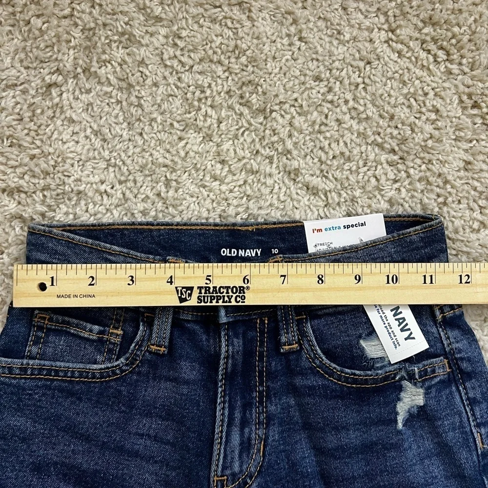GIRLS OLD NAVY DENIM SHORTS SIZE 10 NWT